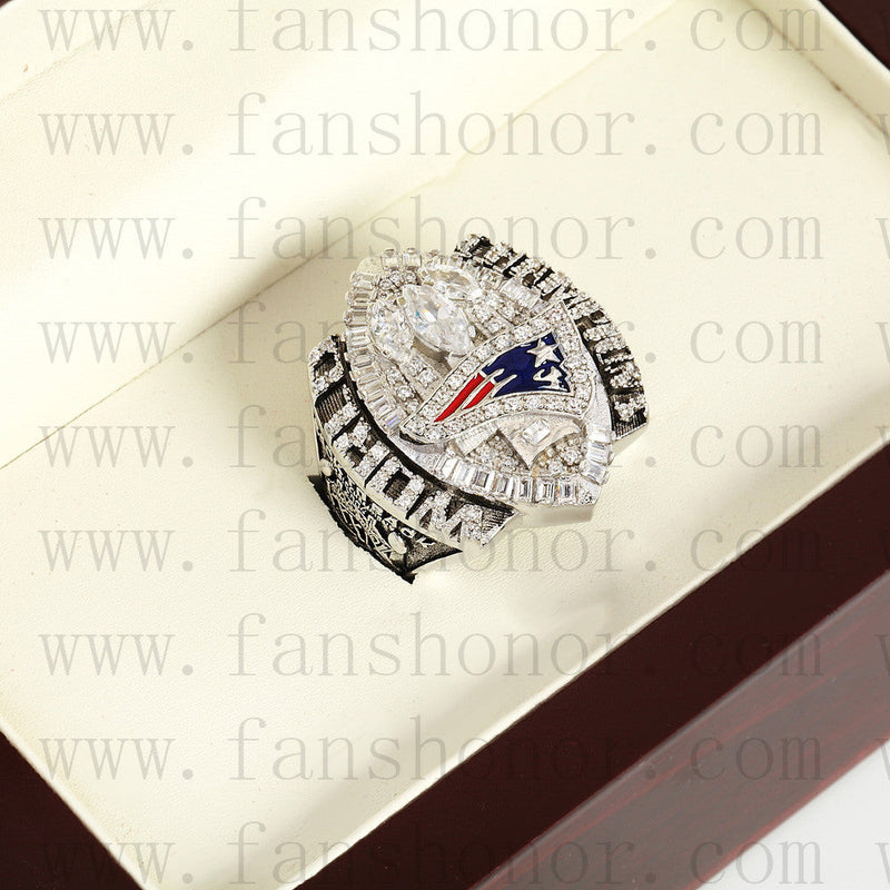 Customized New England Patriots NFL 2004 Super Bowl XXXIX Championship Ring