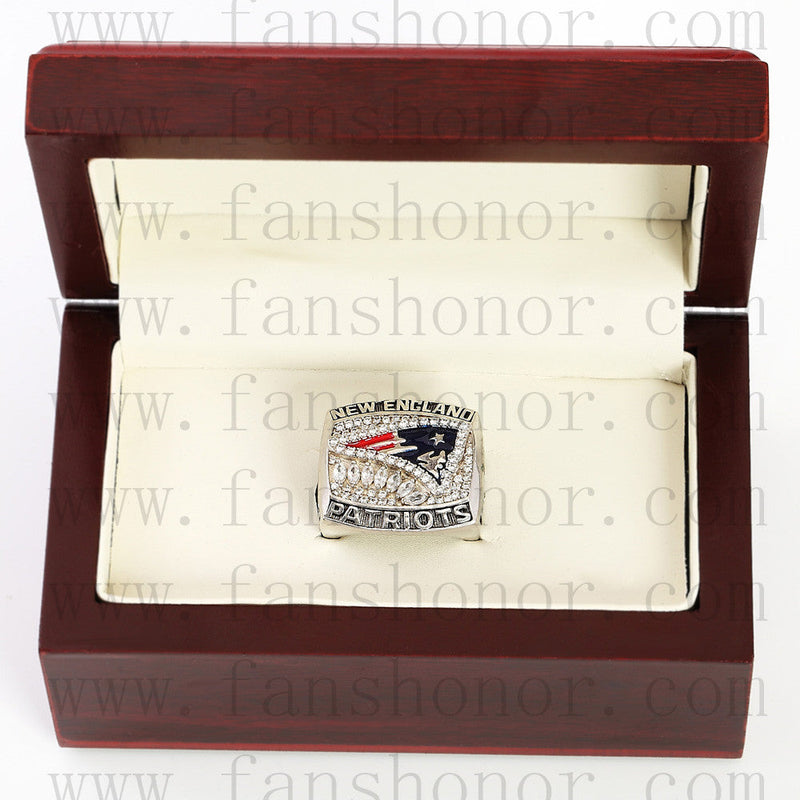 Customized AFC 2011 New England Patriots American Football Championship Ring