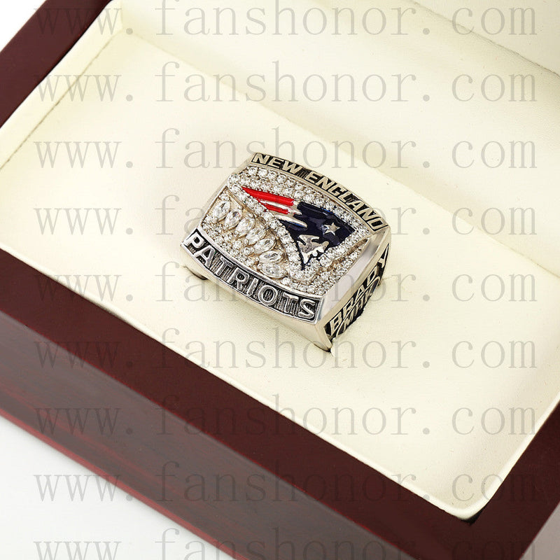 Customized AFC 2011 New England Patriots American Football Championship Ring