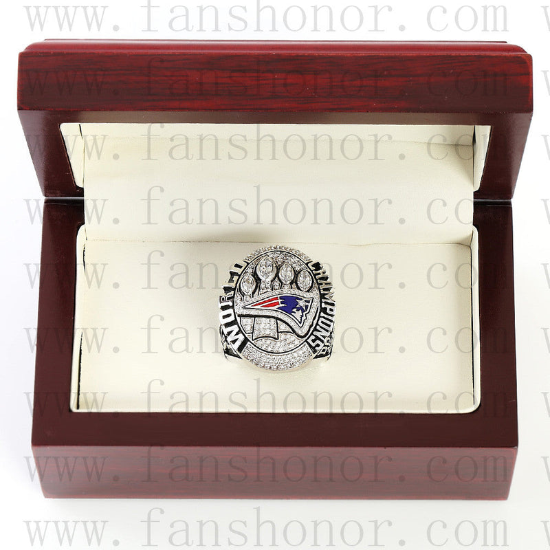 Customized New England Patriots NFL 2014 Super Bowl XLIX Championship Ring