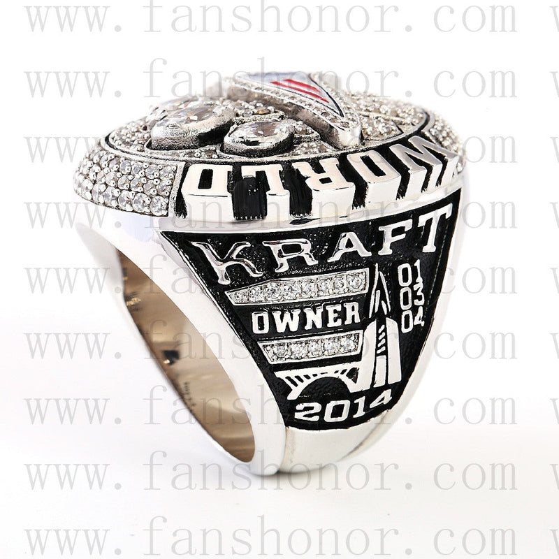 Customized New England Patriots NFL 2014 Super Bowl XLIX Championship Ring