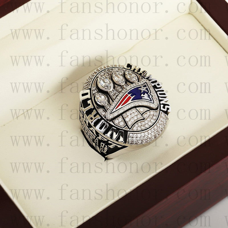 Customized New England Patriots NFL 2014 Super Bowl XLIX Championship Ring