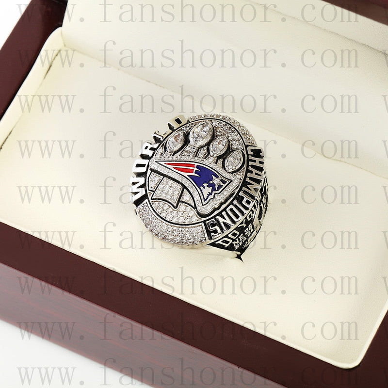 Customized New England Patriots NFL 2014 Super Bowl XLIX Championship Ring