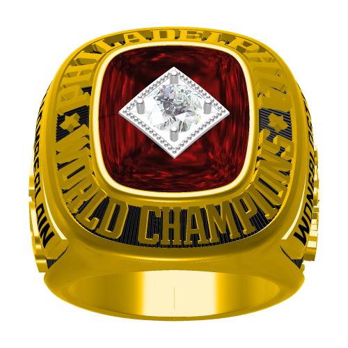 Custom 1967 Philadelphia 76ers NBA Basketball World Championship Ring