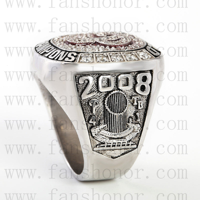 Customized MLB 2008 Philadelphia Phillies World Series Championship Ring