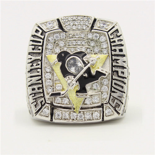 Custom 2009 Pittsburgh Penguins NHL Stanley Cup Championship Ring