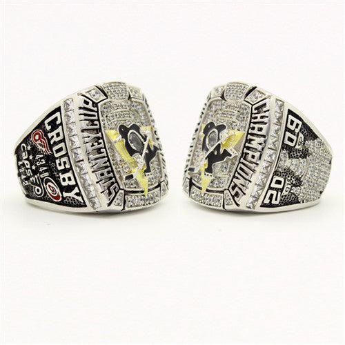 Custom 2009 Pittsburgh Penguins NHL Stanley Cup Championship Ring