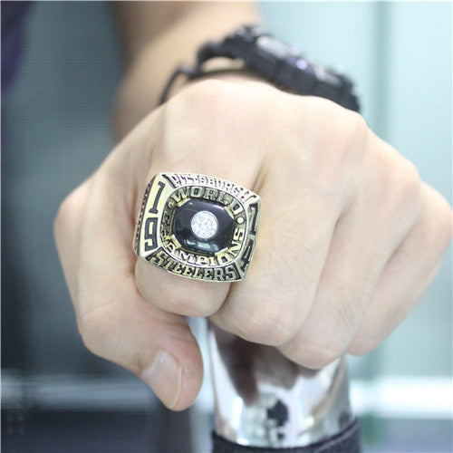 Custom Pittsburgh Steelers 1974 NFL Super Bowl IX Championship Ring