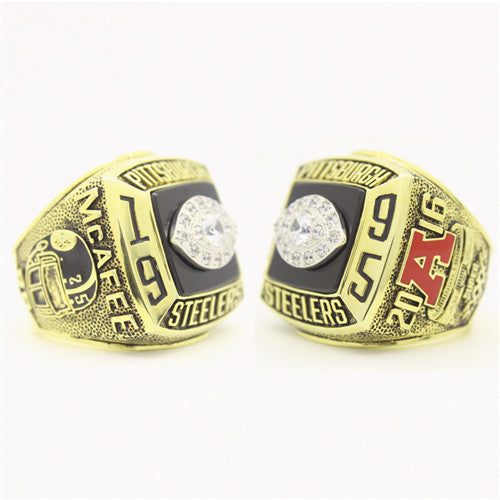 Custom 1995 Pittsburgh Steelers American Football Championship Ring