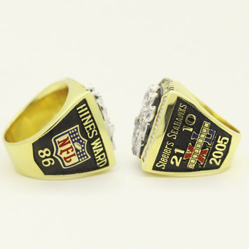 Custom Pittsburgh Steelers 2005 NFL Super Bowl XL Championship Ring