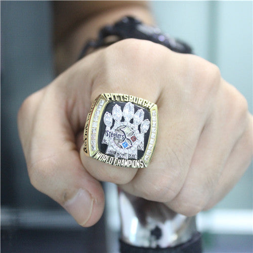 Custom Pittsburgh Steelers 2005 NFL Super Bowl XL Championship Ring