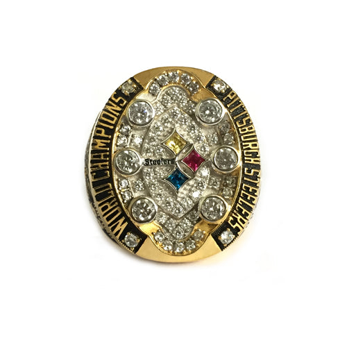 Custom Pittsburgh Steelers 2008 NFL Super Bowl XLIII Championship Ring