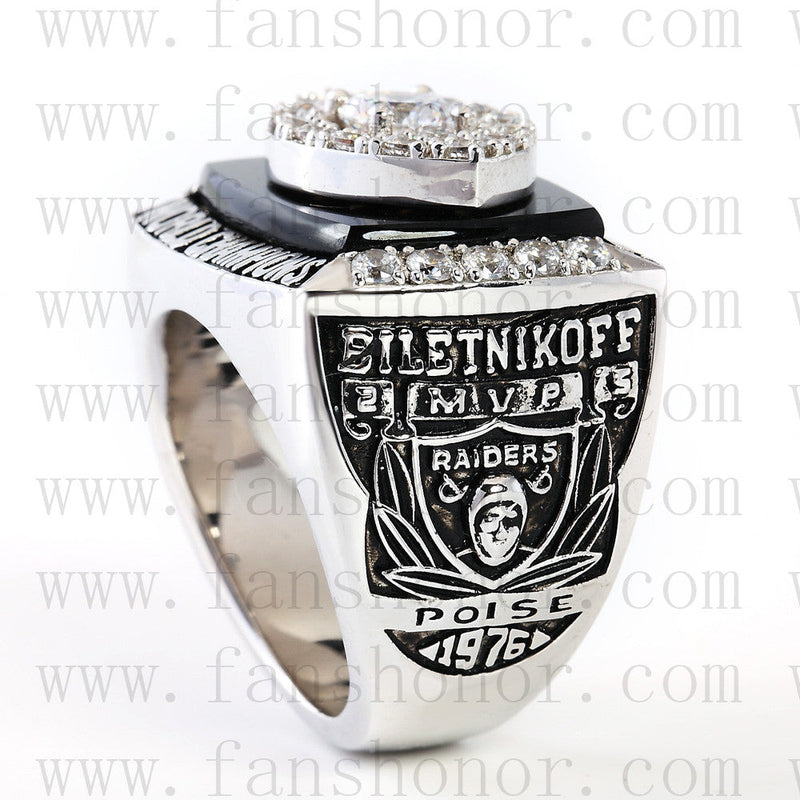 Customized Oakland Raiders NFL 1976 Super Bowl XI Championship Ring