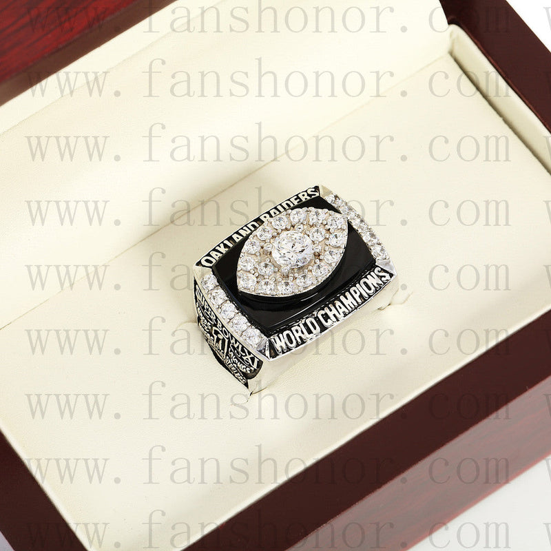 Customized Oakland Raiders NFL 1976 Super Bowl XI Championship Ring