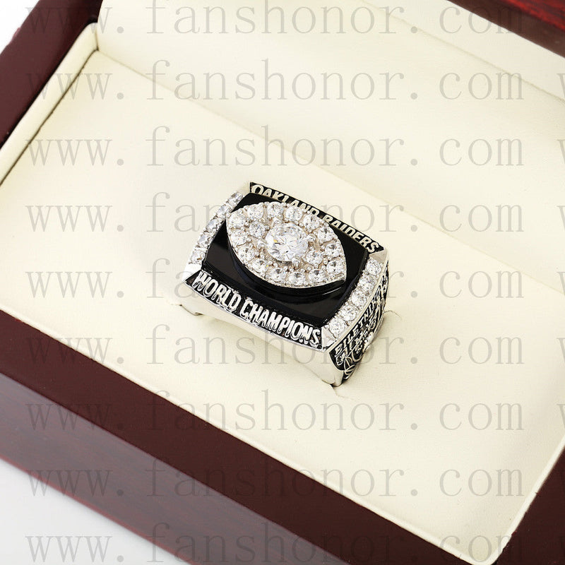 Customized Oakland Raiders NFL 1976 Super Bowl XI Championship Ring