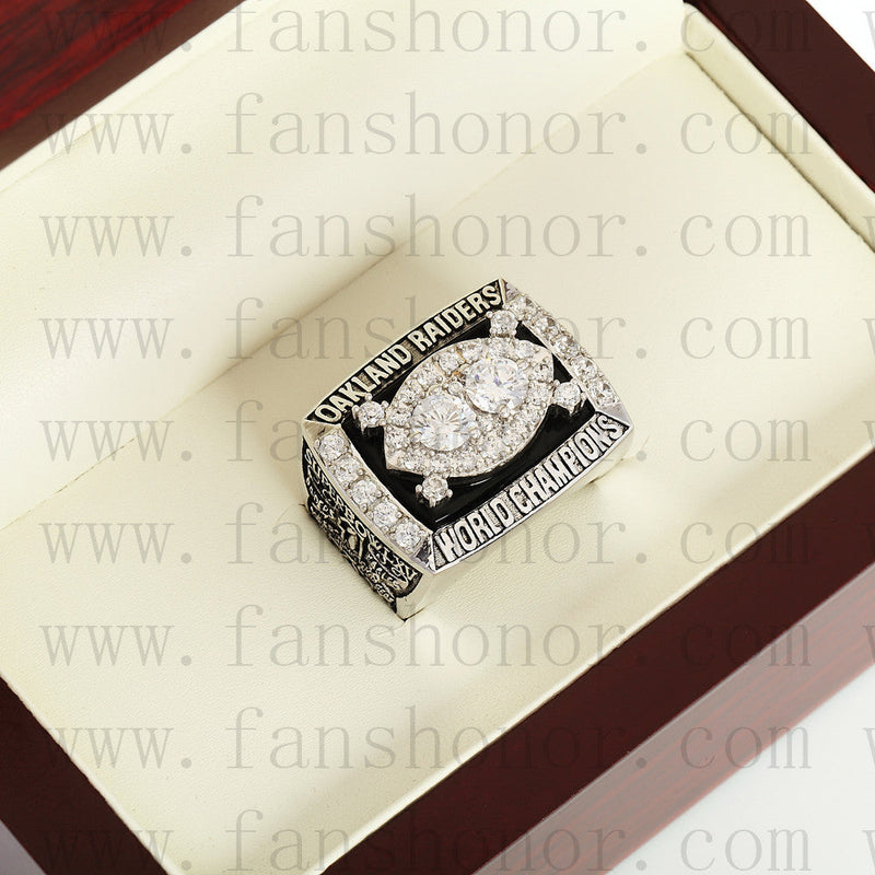 Customized Oakland Raiders NFL 1980 Super Bowl XV Championship Ring