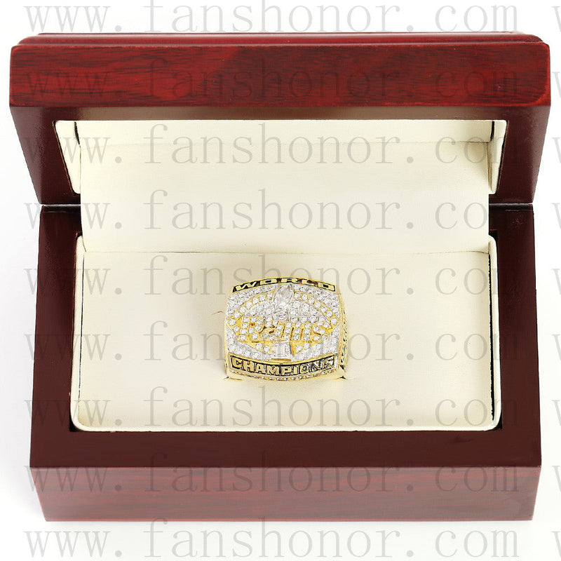 Customized St. Louis Rams NFL 1999 Super Bowl XXXIV Championship Ring