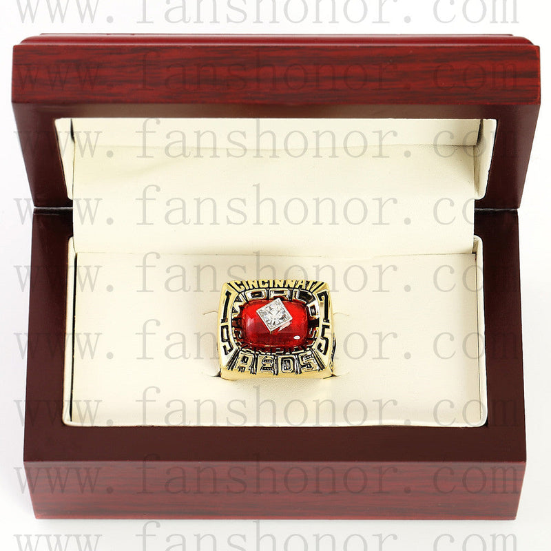 Customized MLB 1975 Cincinnati Reds World Series Championship Ring