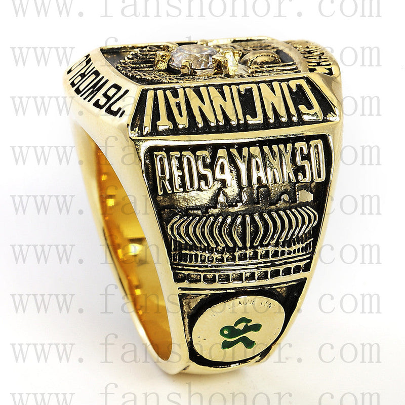 Customized MLB 1976 Cincinnati Reds World Series Championship Ring