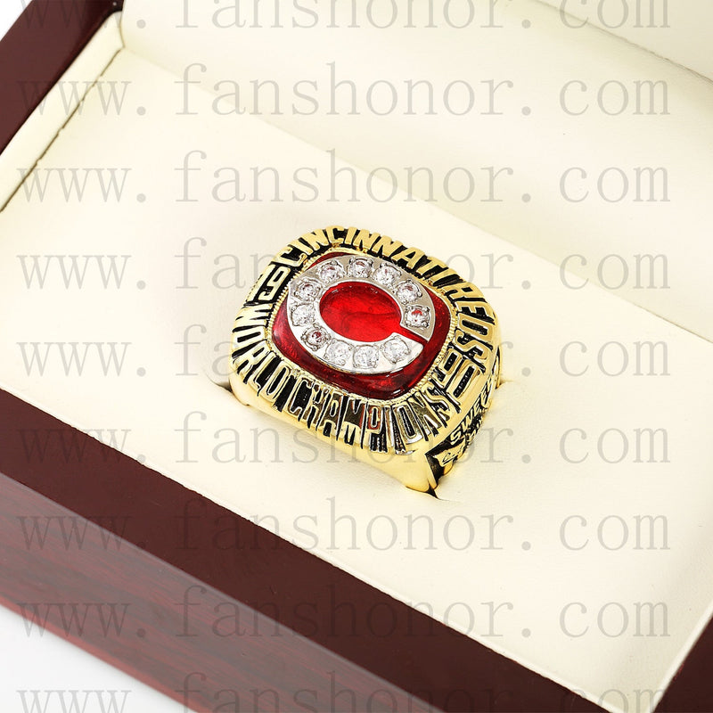 Customized MLB 1990 Cincinnati Reds World Series Championship Ring