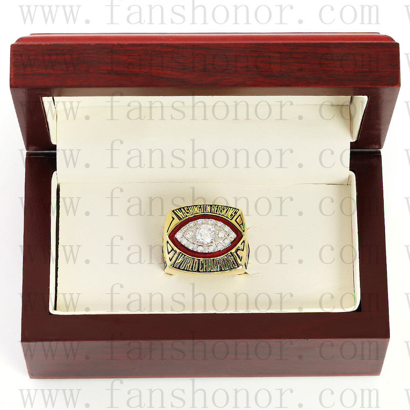 Customized Washington Redskins NFL 1982 Super Bowl XVII Championship Ring