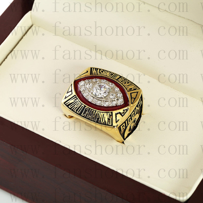 Customized Washington Redskins NFL 1982 Super Bowl XVII Championship Ring