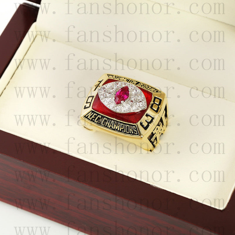 Customized NFC 1983 Washington Redskins National Football Championship Ring