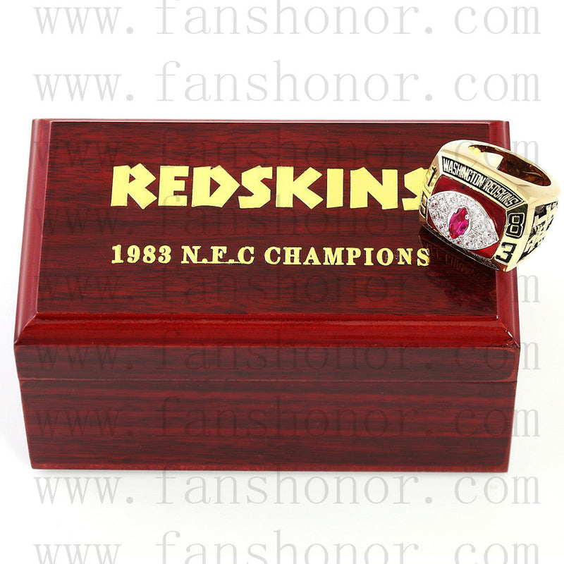 Customized NFC 1983 Washington Redskins National Football Championship Ring