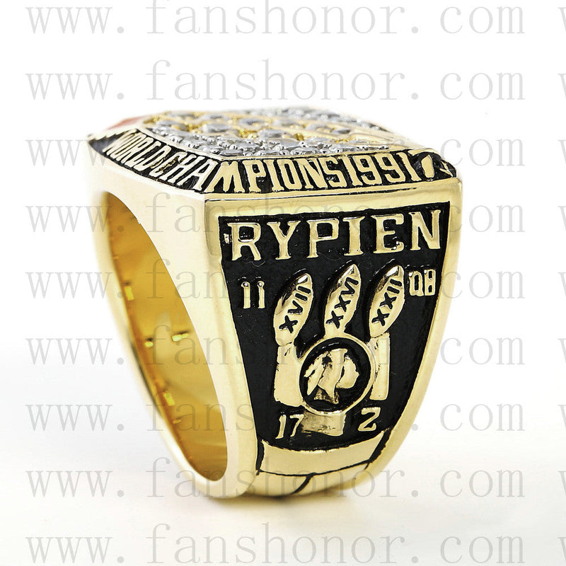 Customized Washington Redskins NFL 1991 Super Bowl XXVI Championship Ring