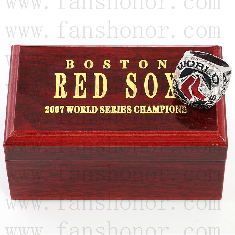 Customized MLB 2007 Boston Red Sox World Series Championship Ring