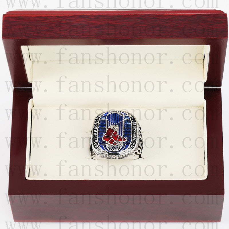 Customized MLB 2013 Boston Red Sox World Series Championship Ring