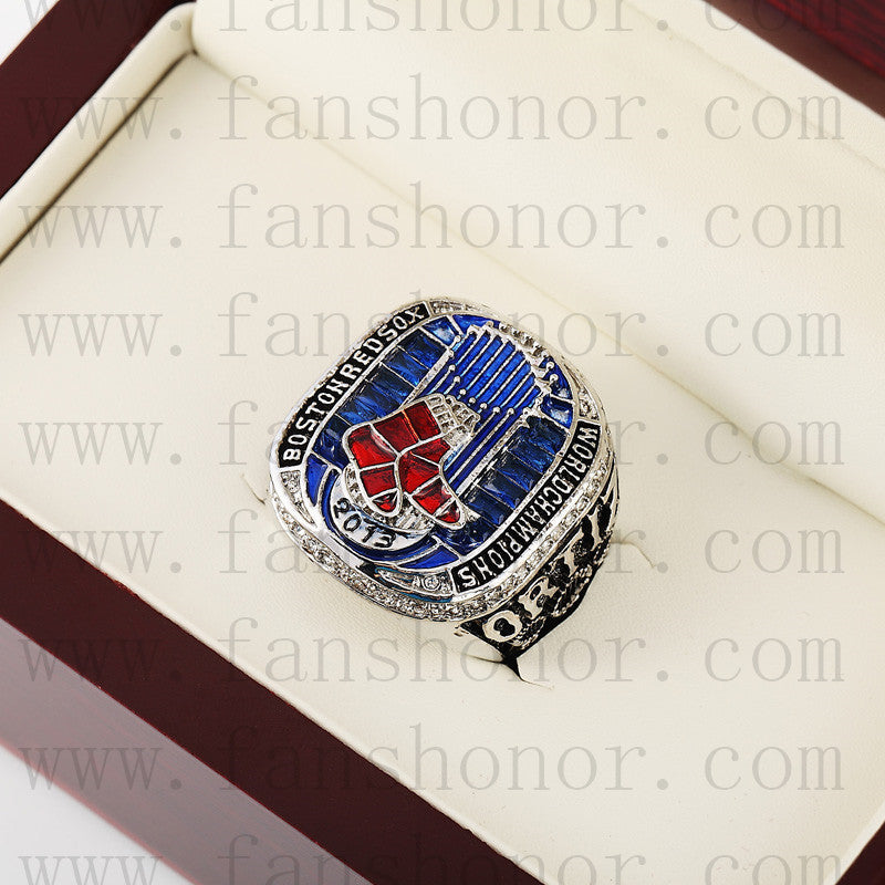 Customized MLB 2013 Boston Red Sox World Series Championship Ring