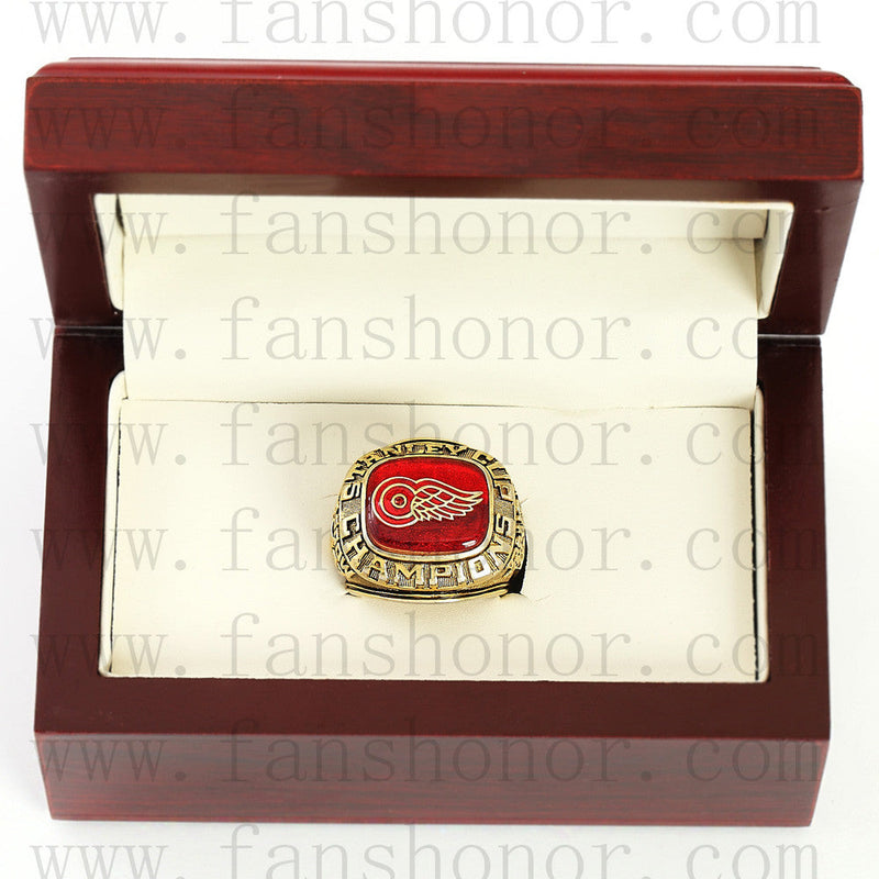 Customized NHL 1997 Detroit Red Wings Stanley Cup Championship Ring