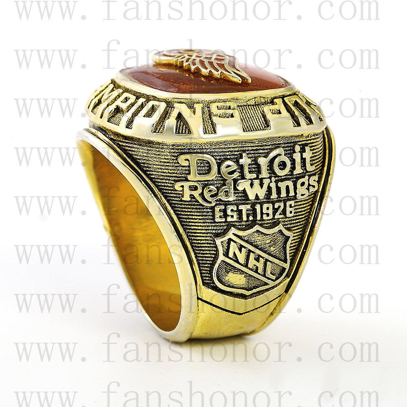 Customized NHL 1997 Detroit Red Wings Stanley Cup Championship Ring