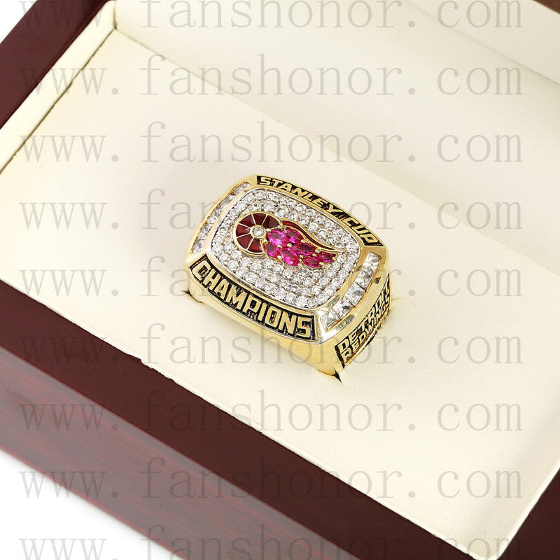 Customized NHL 1998 Detroit Red Wings Stanley Cup Championship Ring