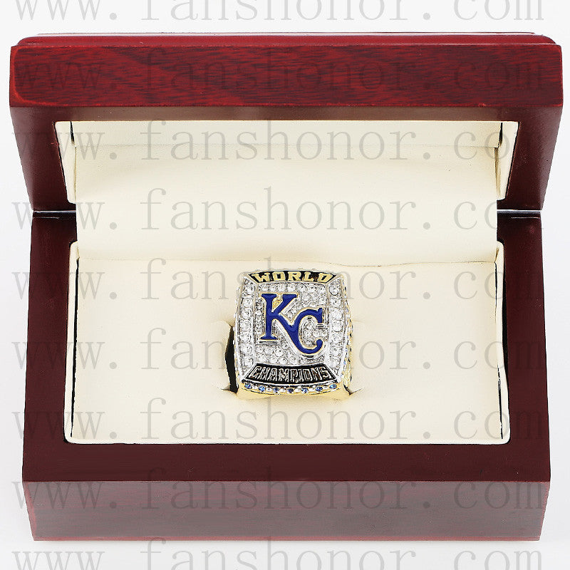 Customized MLB Kansas City Royals 2015 MLB World Series Championship Ring