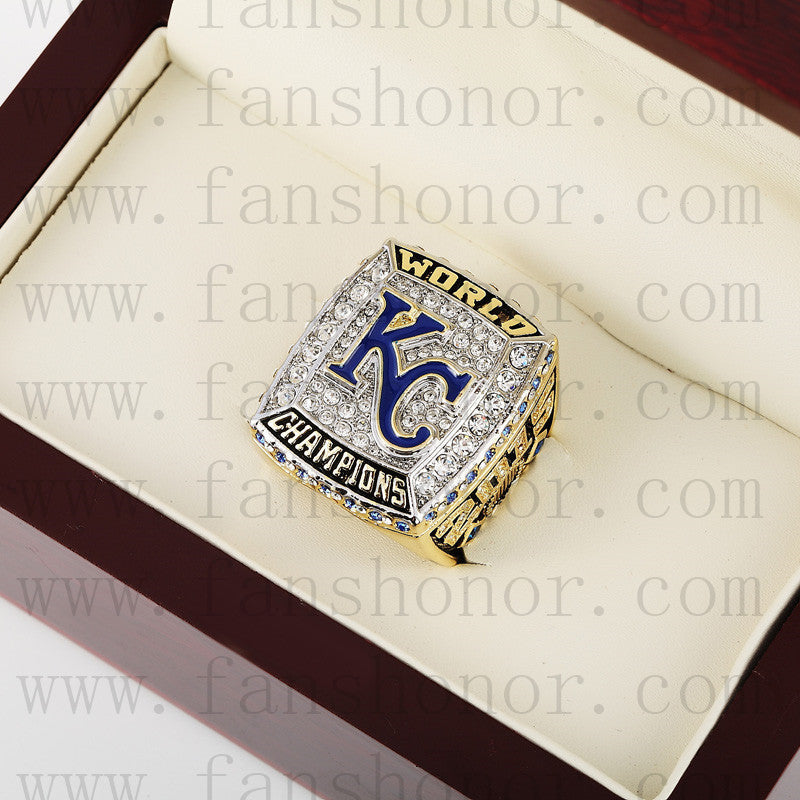 Customized MLB Kansas City Royals 2015 MLB World Series Championship Ring