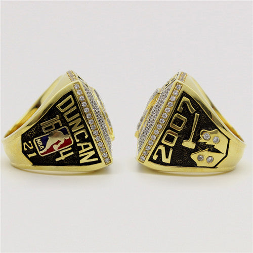 Custom 2007 San Antonio Spurs National NBA Basketball World Championship Ring