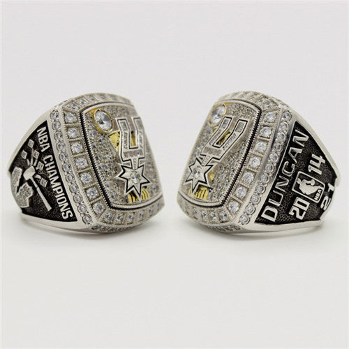 Custom 2014 San Antonio Spurs National NBA Basketball World Championship Ring