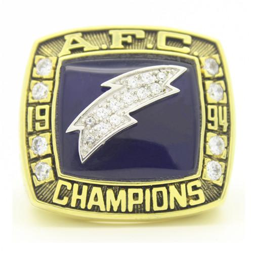 1994 San Diego Chargers American Football AFC Championship Ring