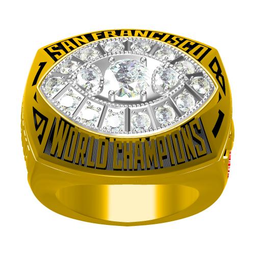 Custom San Francisco 49ers 1981 NFL Super Bowl XVI Championship Ring