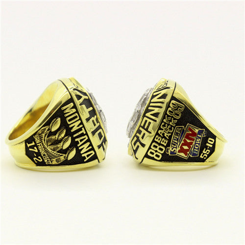 Custom San Francisco 49ers 1989 NFL Super Bowl XXIV Championship Ring