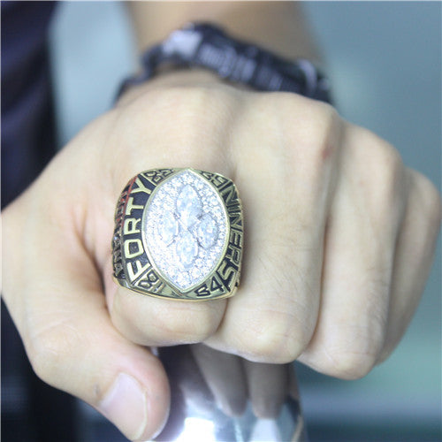 Custom San Francisco 49ers 1989 NFL Super Bowl XXIV Championship Ring