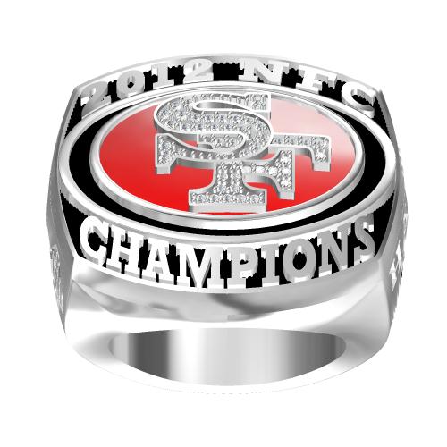 Custom 2012 San Francisco 49ers National Football Championship Ring