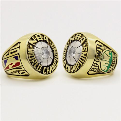 1979 Seattle SuperSonics NBA Basketball World Championship Ring