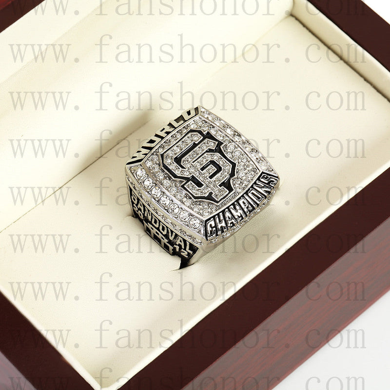 Customized MLB 2012 San Francisco Giants World Series Championship Ring