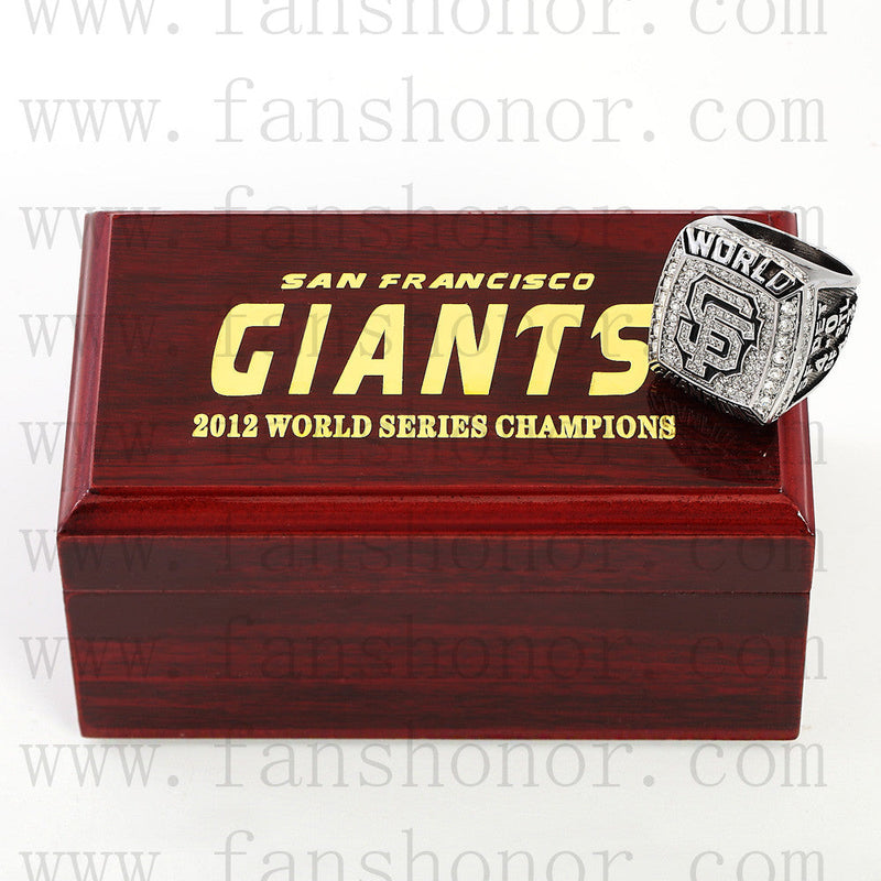 Customized MLB 2012 San Francisco Giants World Series Championship Ring