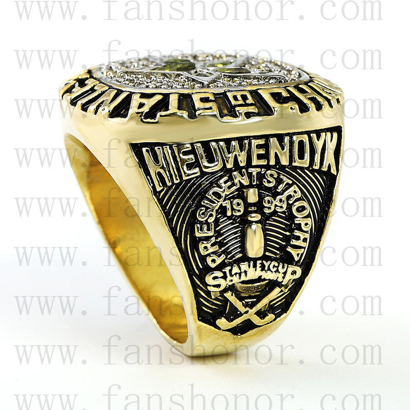 Customized NHL 1999 Dallas Stars Stanley Cup Championship Ring