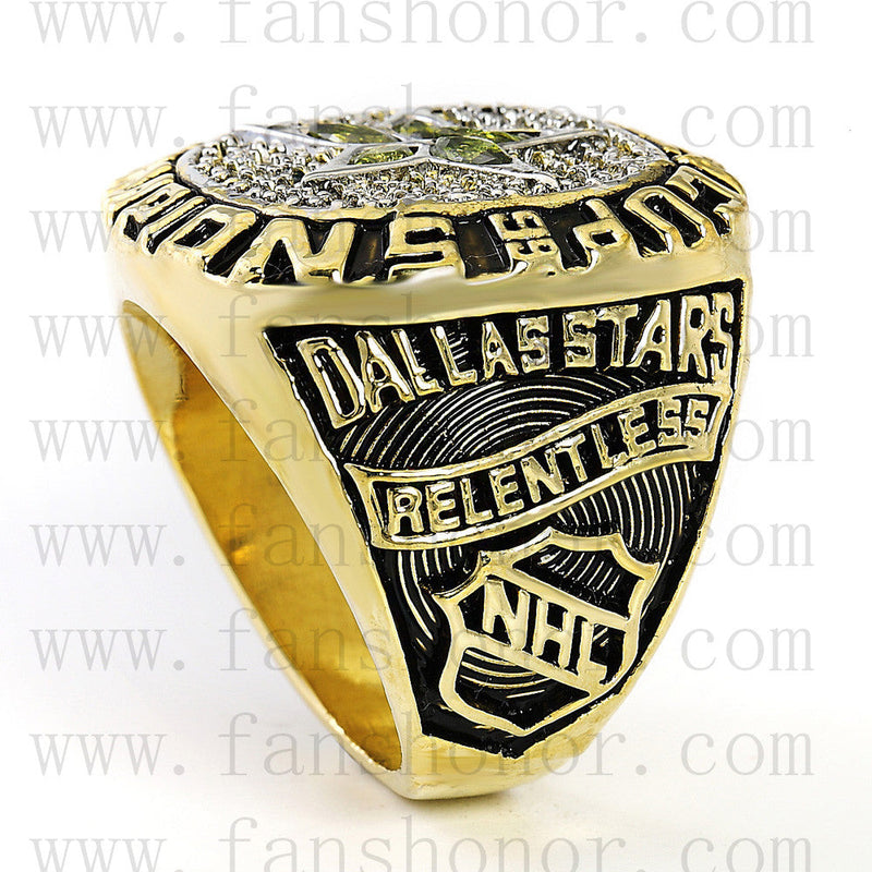 Customized NHL 1999 Dallas Stars Stanley Cup Championship Ring