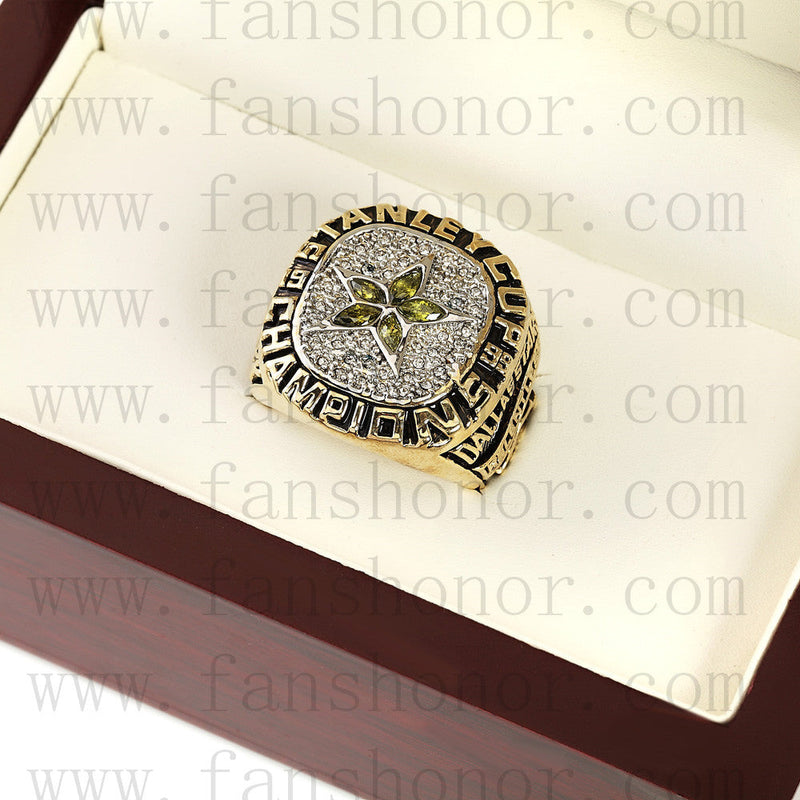 Customized NHL 1999 Dallas Stars Stanley Cup Championship Ring